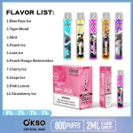 okso crystal bar 800