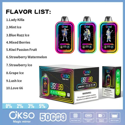 okso magic mirror 50k 50000 puffs