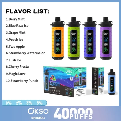 okso shisha max 40k 40000 puffs