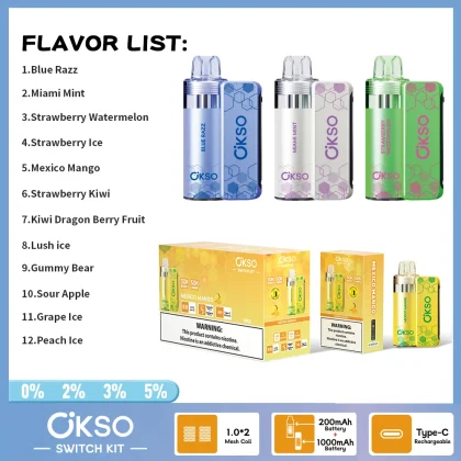 okso switch kit 50k puffs