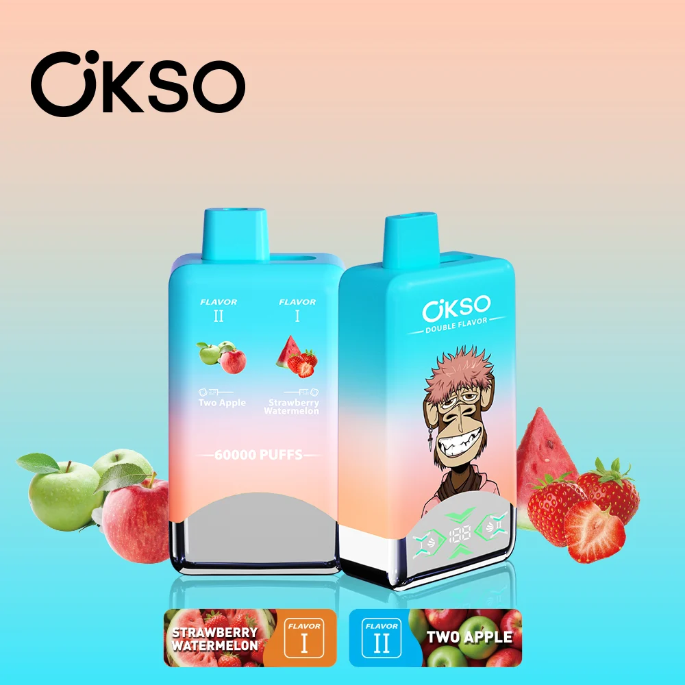 Okso Double Flavor 60k Puffs Disposable - Dual Tank System - Image 9