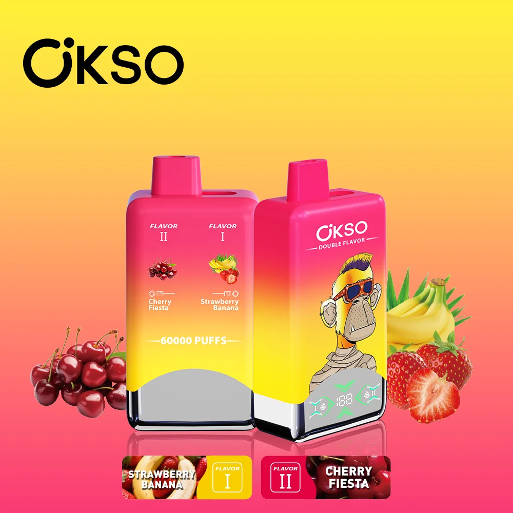 Okso Double Flavor 60k Puffs Disposable - Dual Tank System - Image 5
