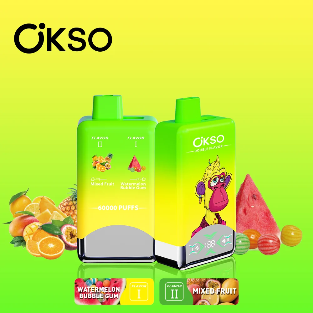 Okso Double Flavor 60k Puffs Disposable - Dual Tank System - Image 4