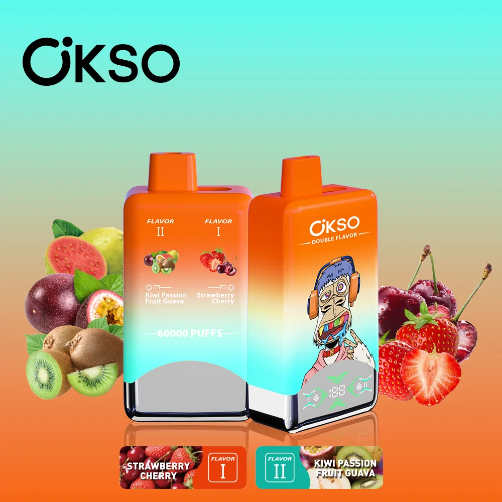 Okso Double Flavor 60k Puffs Disposable - Dual Tank System - Image 2